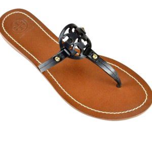Tory Burch Mini Miller Leather Sandals